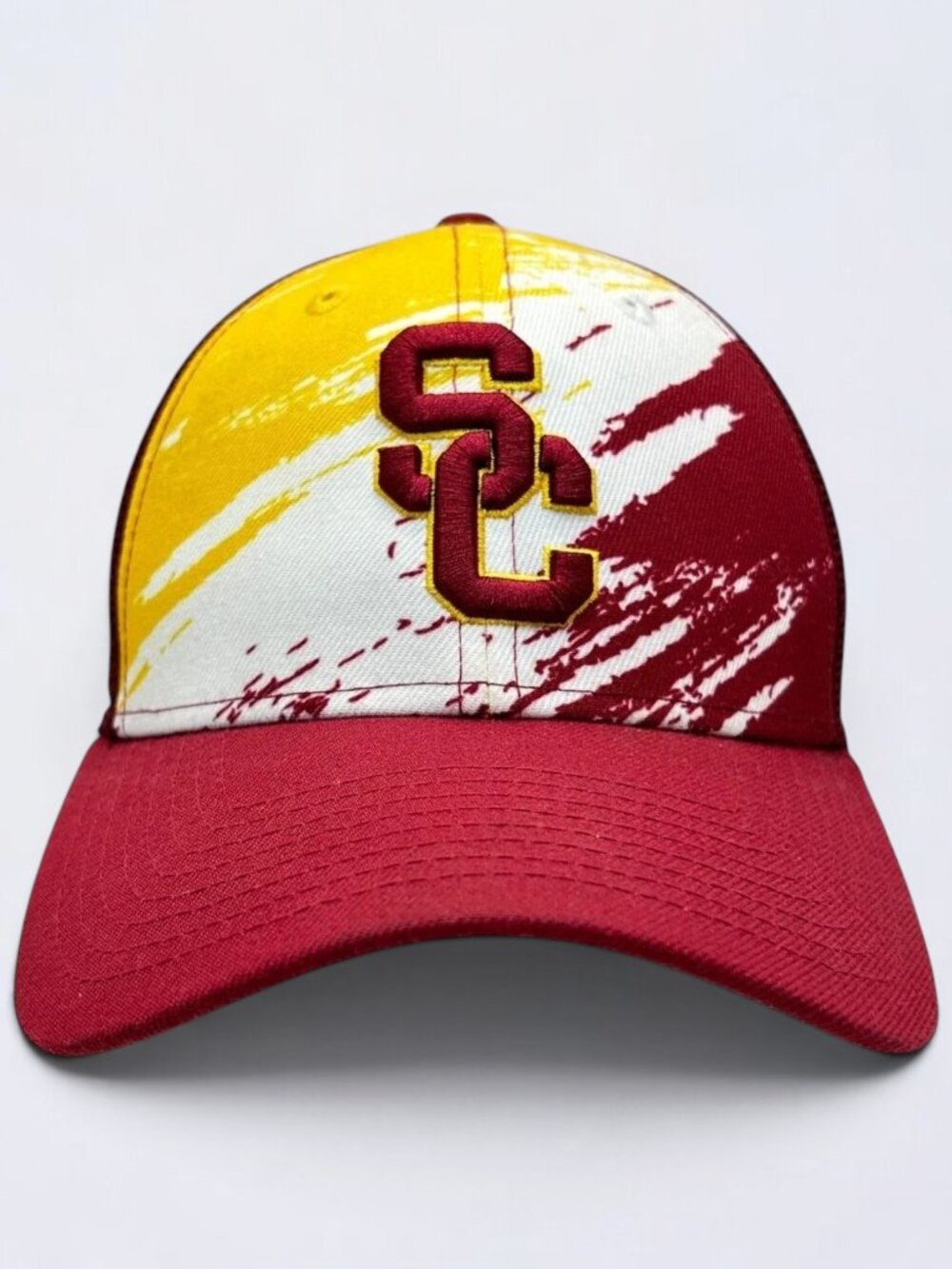 USC Southern Cal‎ Trojans Hat Cap Snapback Burgundy Marbled New Era 9FORTY